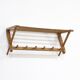 Vintage Mid-Century Design Coatrack from Oak