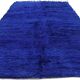 Blue Majorelle wool rug 240/150cm
