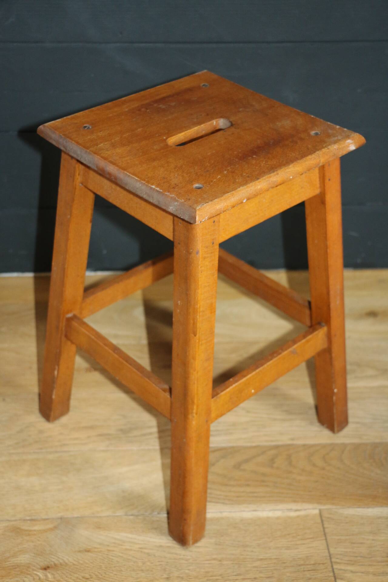 2 solid stools 1950 450mm