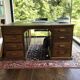 Large desk with a double finish on the banks of the Seine 20 years ago.