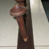 Wooden wall-mounted coat rack