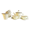 Light stoneware tea set