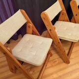 Set of three Kon-Tiki chairs designed by Gillis Lundgren, Ikea, Sweden, 197