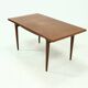 Sculptural Danish Design Extendable Teak Dining Table 1960s