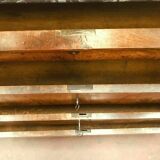 Louis Philippe period chest of drawers in walnut ronce Marble top XIX century