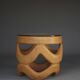 Organic Sculptural hand-crafted Palm Wood Coffee Table, 1970s