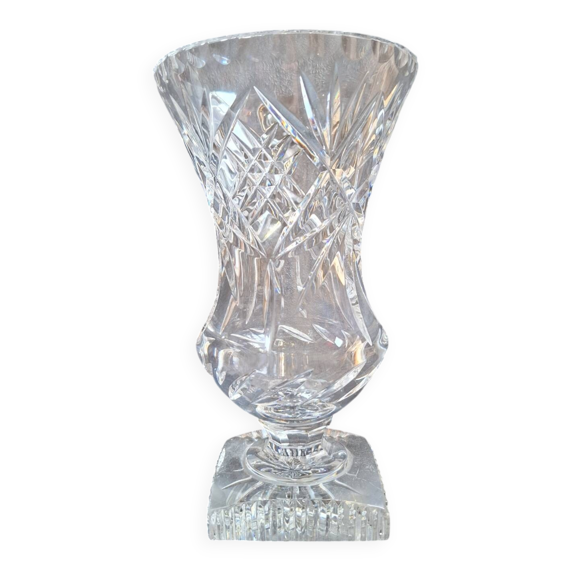 Cut crystal vase from Venice