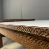 Ensemble de tables basses belges en wengé par Beaufort, années 1960.