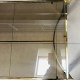 Hollywood Regency Style Chrome Coffee Table