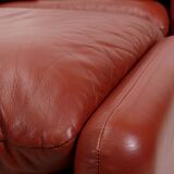 2 Cassina Maralunga fauteuils with ottoman