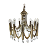 Chrome classic chandelier, 1960