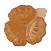 Vide-poche fleur orangé irisé