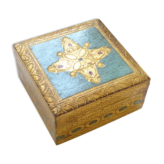 Boite en bois, coffret  - vintage