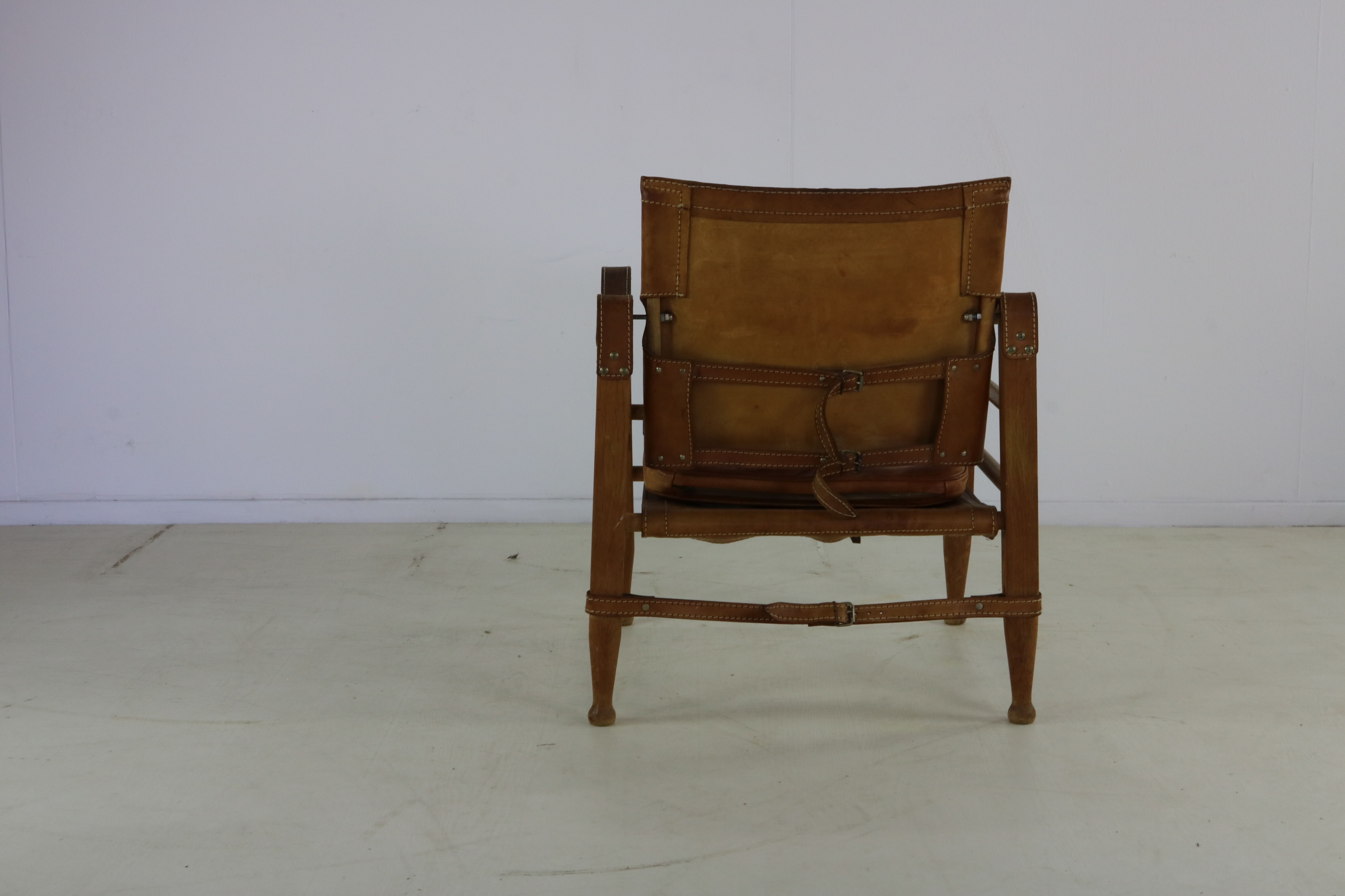 Sixties safari chair by Aage Bruun & son Denmark