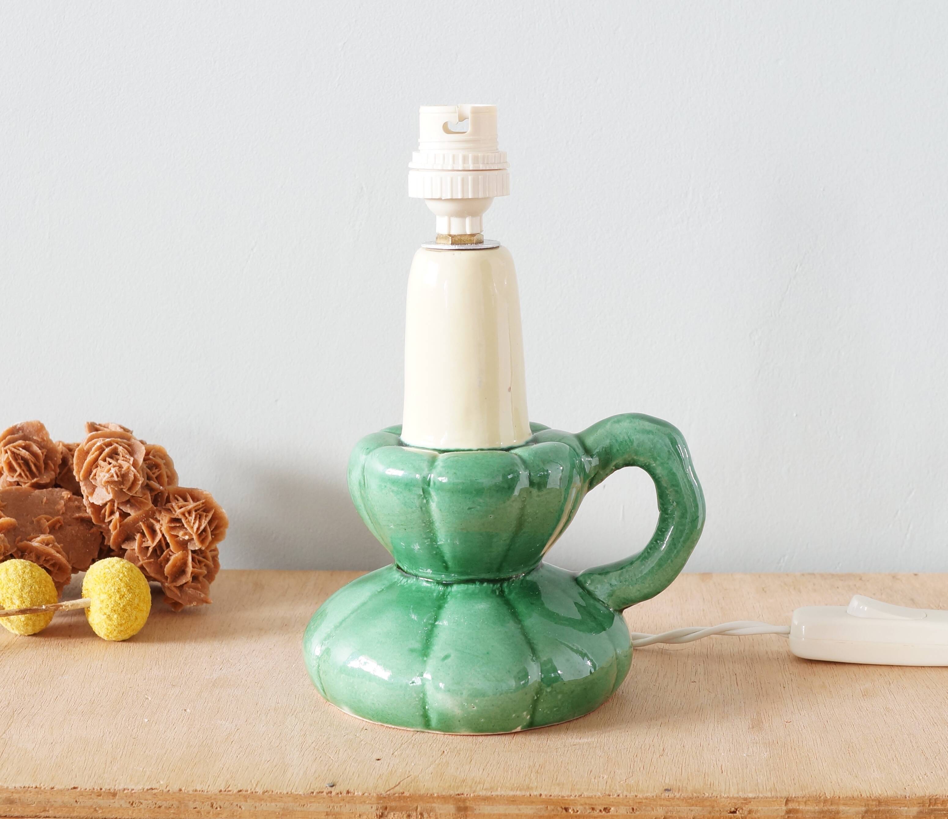 Ceramic lamp stand, 1950s