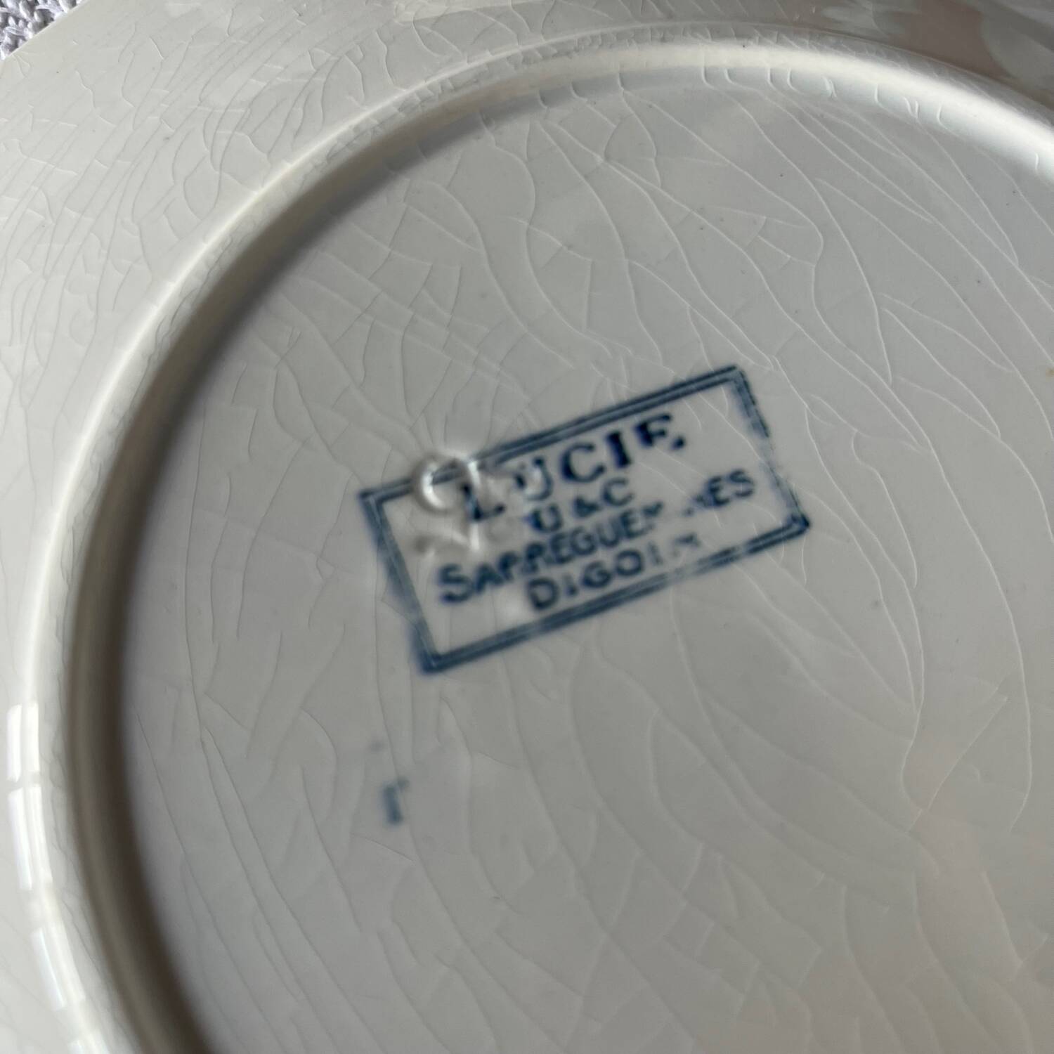 Sarreguemines Digoin dessert plates