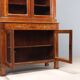 Empire display cabinet in walnut and bronze, Italy, 19th century