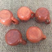 Series of 5 coffee cups