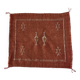 Coussin en soie de cactus - Brique