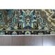 1960s Vintage Persian Handmade Wool Cotton Brown Area Rug 278x354