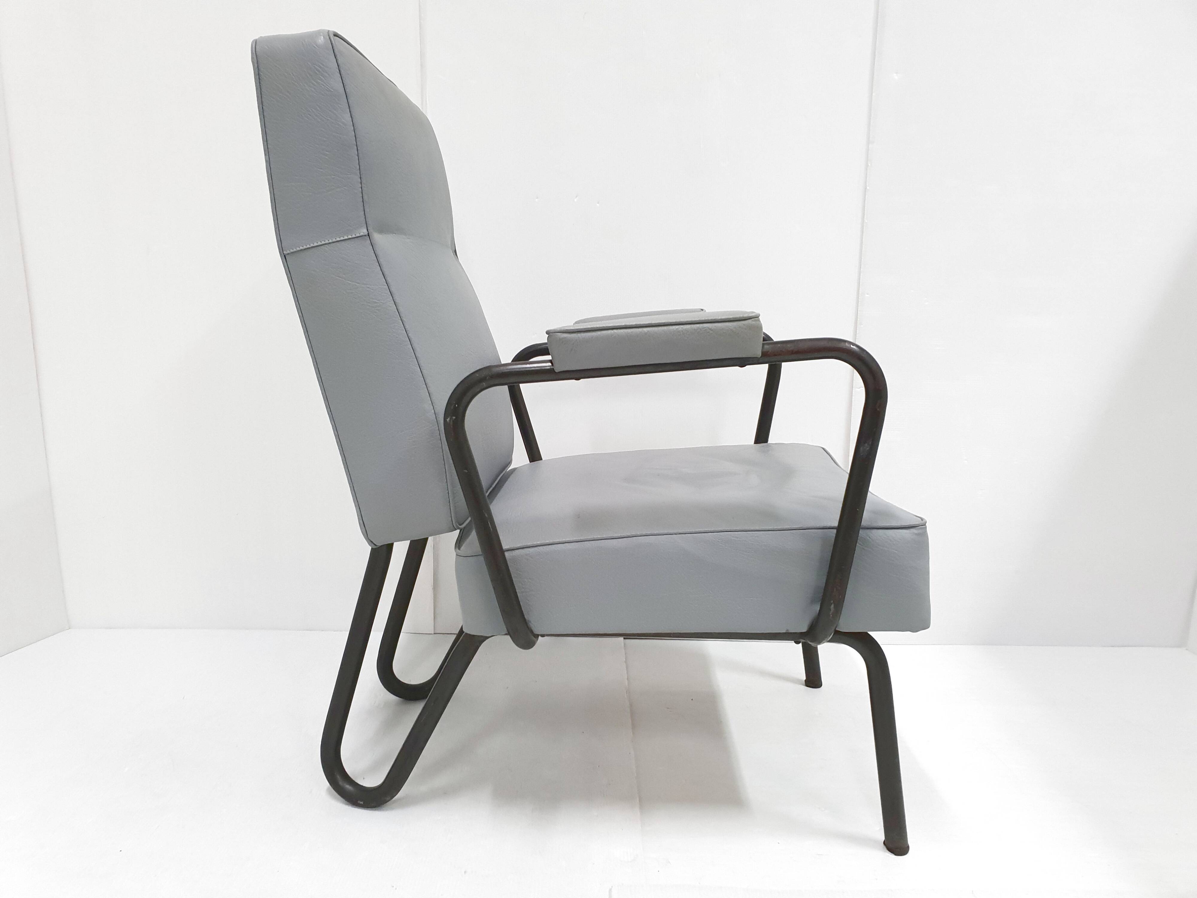 Fauteuil Picardie de Jacques Hitier pour Tubauto, 1950