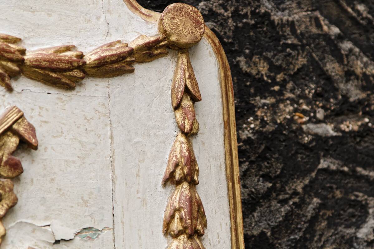 Miroir trumeau en bois sculpté, 19ème siècle