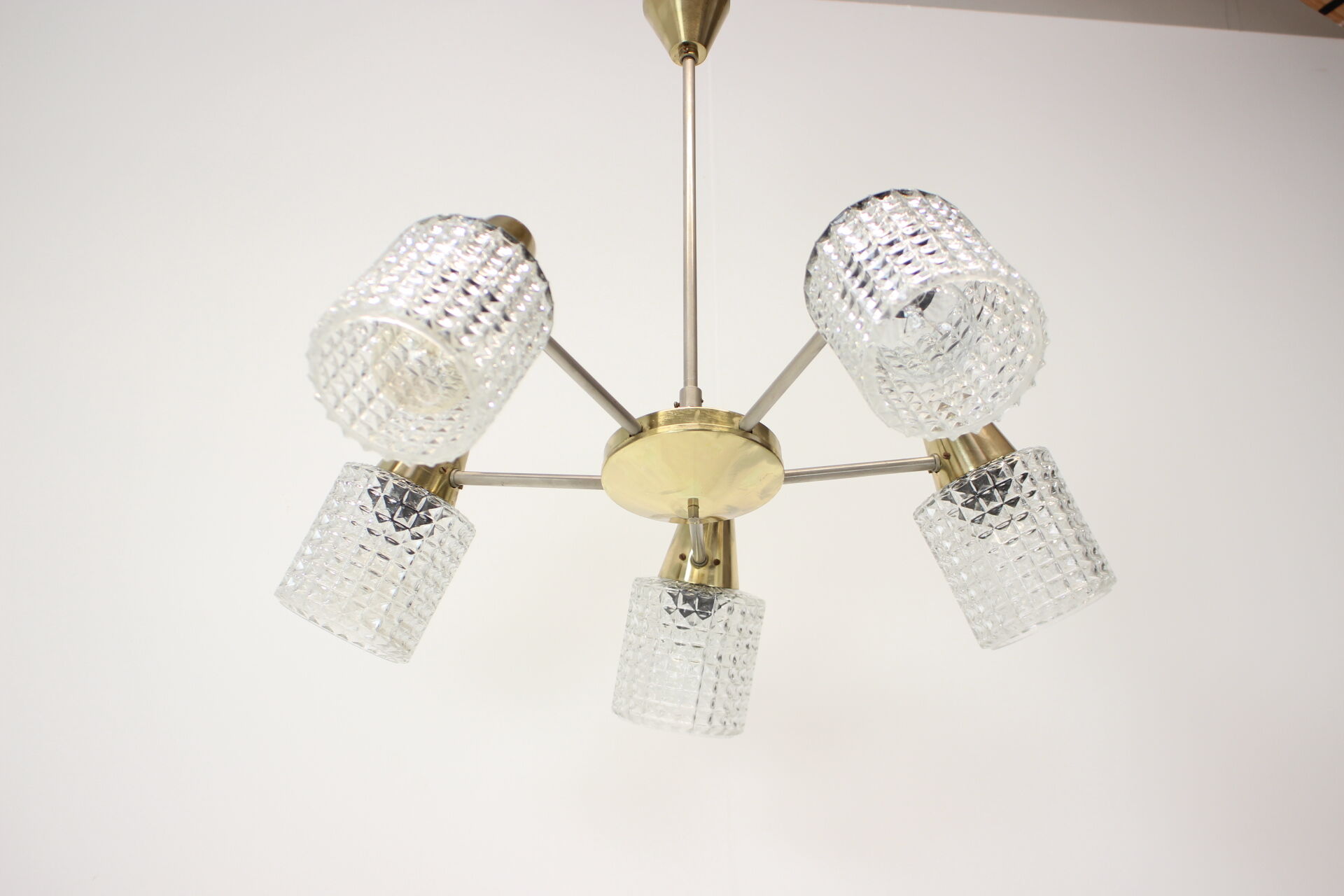 Mid-Century Chandelier / Kamenický Šenov, 1970's