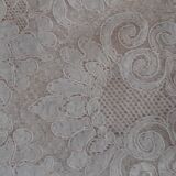 Round lace tablecloth