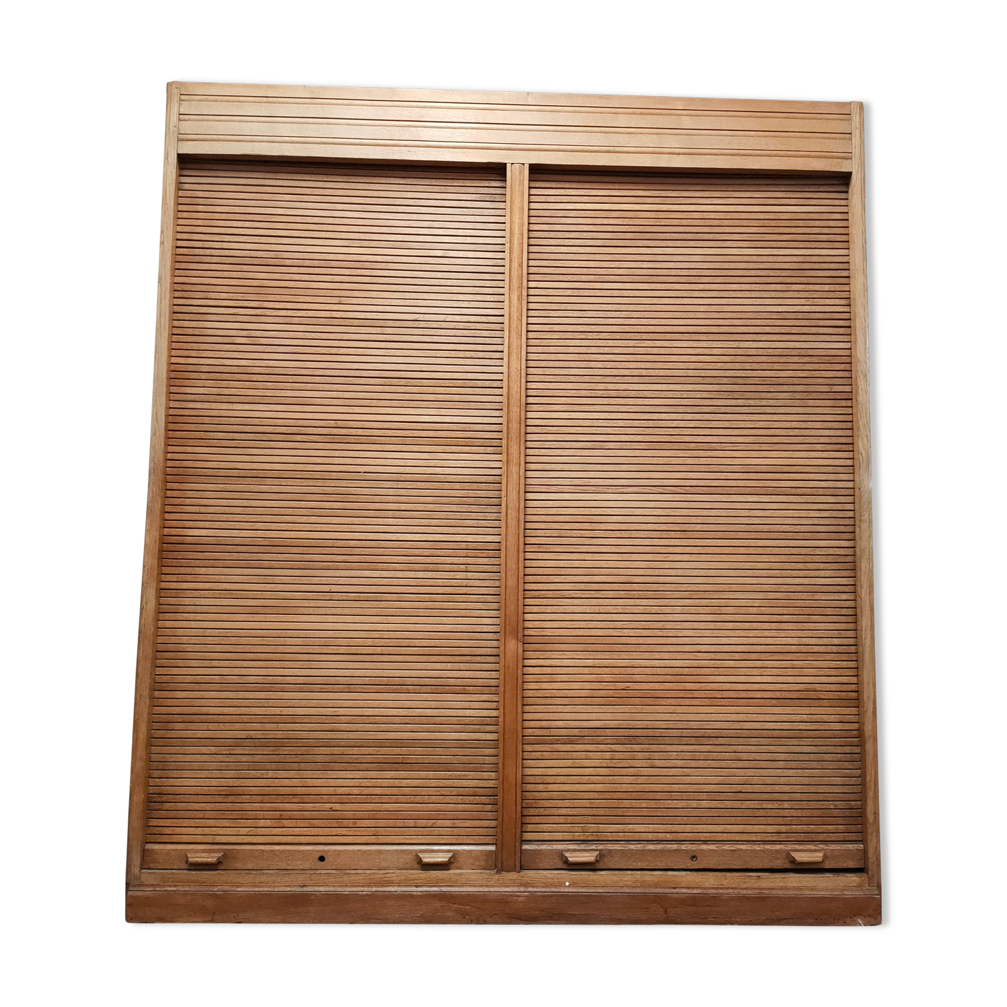 Oak curtain cabinet