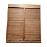 Oak curtain cabinet