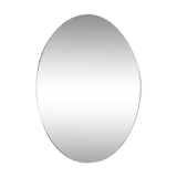 Ancient chiseled oval mirror 44x60cm