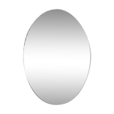 Ancient chiseled oval mirror 44x60cm