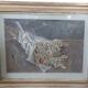 Still life by Giuseppe Manfredi, oil on cardboard, 20th century