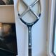 Vintage wooden racket and tensioner "vicort" 70s