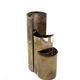 Mid-century set of 3 silver-plated vases, GiBi Italy 1970s
