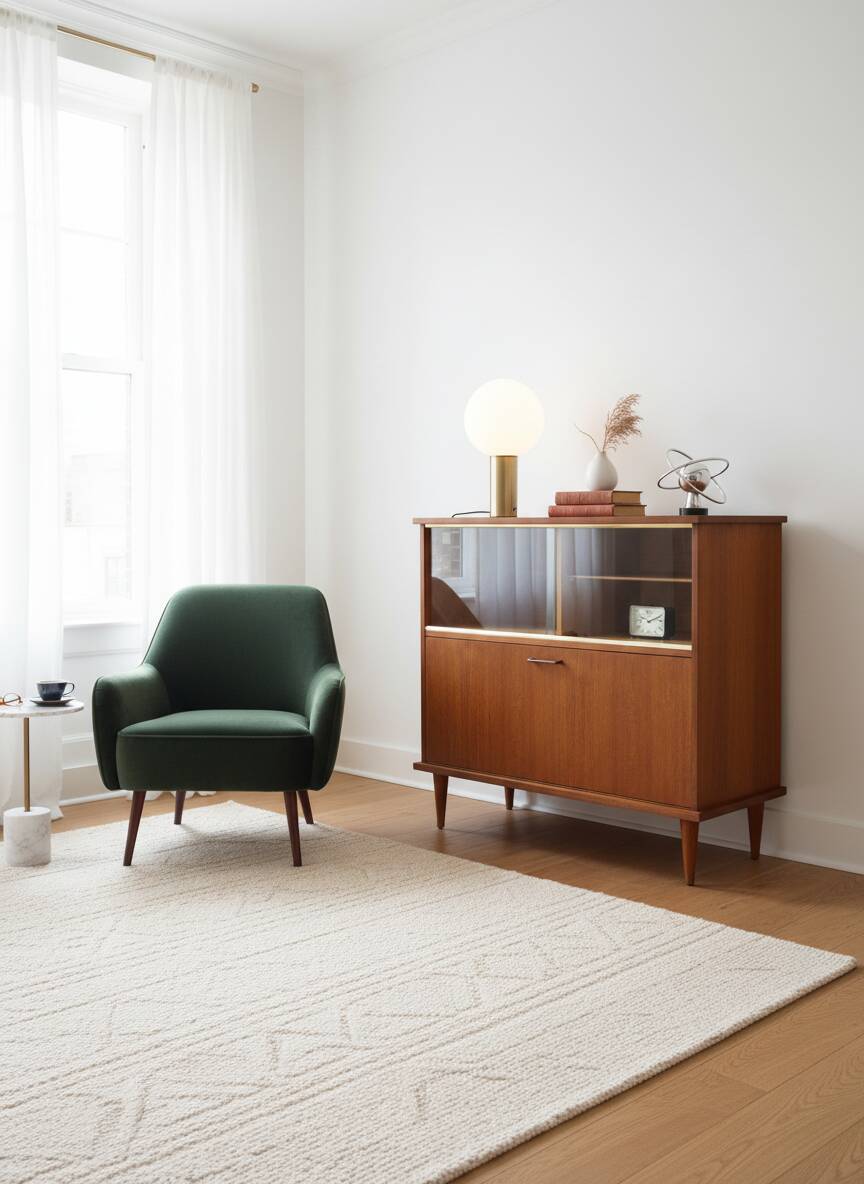 Vintage bar cabinet / sideboard / display cabinet – 1960s