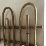 Rattan coat rack