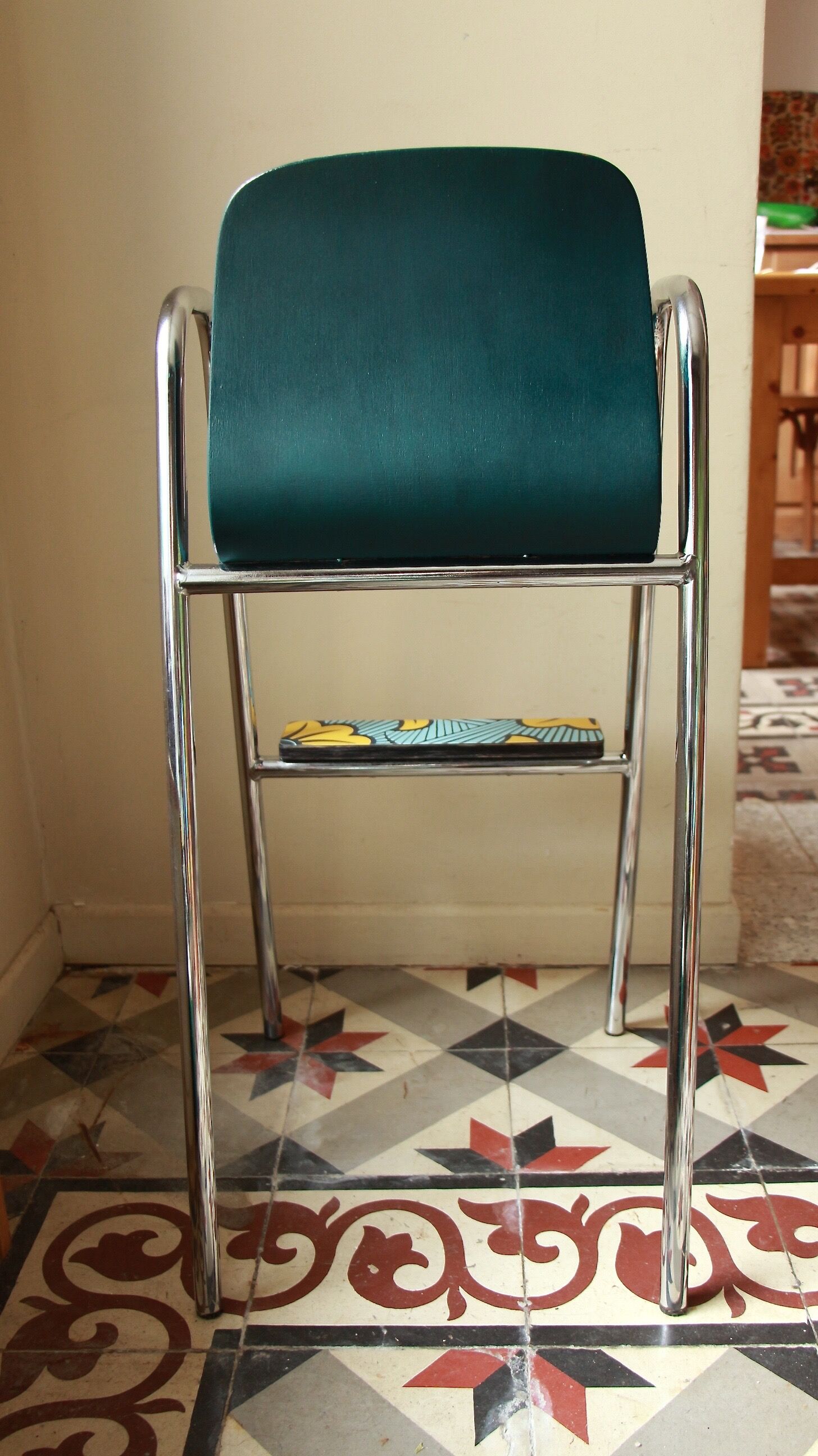 Vintage high chair for children