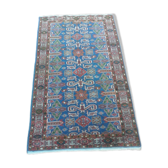 Tapis oriental fait mains, tapis persan. 134 x 98cm