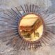 Rattan mirror