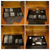 Oak silverware 132 place settings in excellent condition for Christofle Ercuis or others