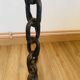 Large Brutalist Iron Floor Lamp
