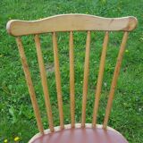 Trio of bistro chairs Baumann vintage 60s