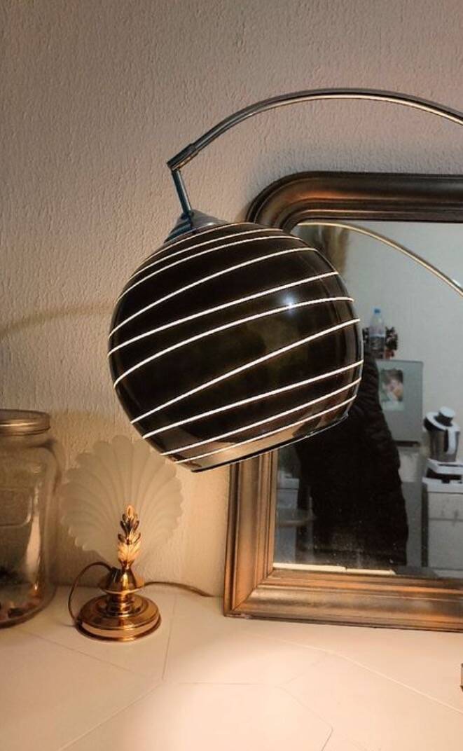 Lampe arc vintage 1980