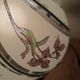 Touch table lamp vintage floral patterns