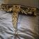 Console / Golden wooden table in Regency / Louis XV style