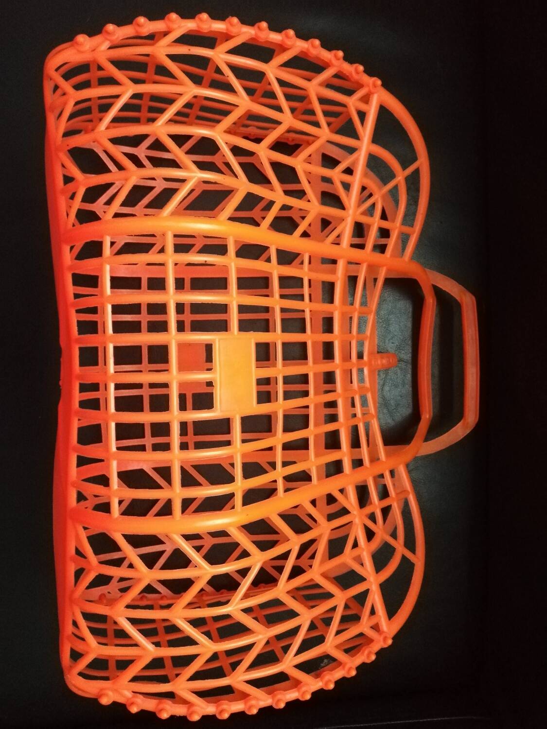 Vintage plastic shopping basket