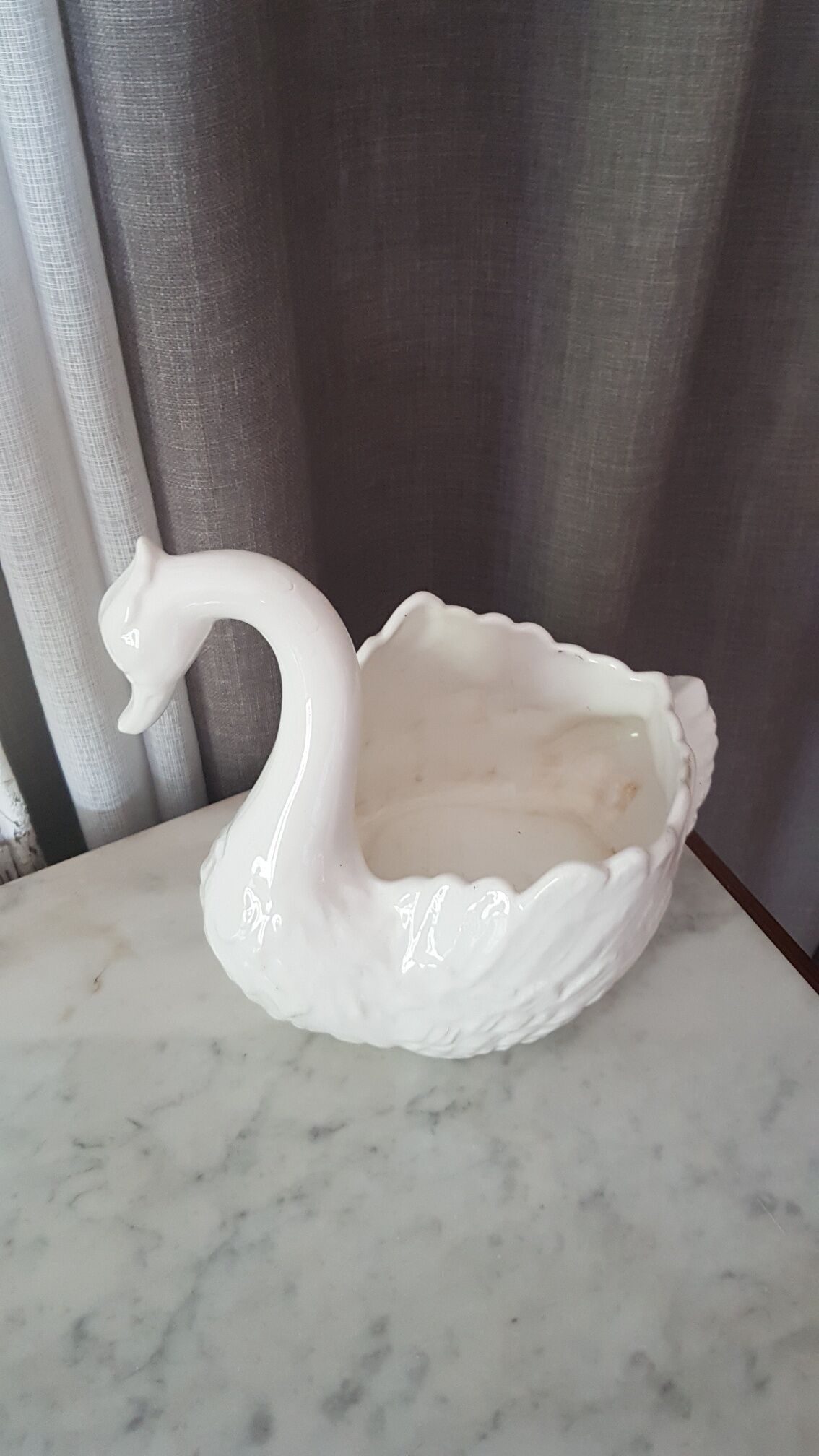 Pot cover empty vase swan pocket