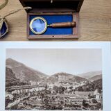 Amélie-les-Bains, vintage, photo print from 1935.