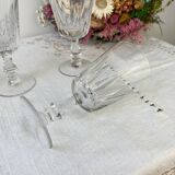 9 vintage red wine glasses